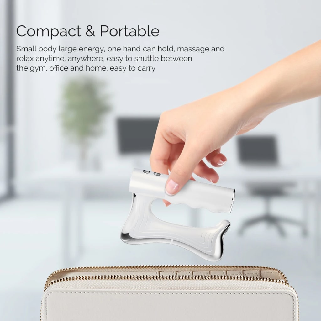 Electric Fascia Knife Vibration Body Massager 10500RPM high vibration massage Massager Warm Body Lifting Blade Comb Massage Tool - AliExpress